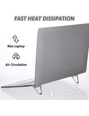 Soporte Ergonómico para Laptop JJUNW - 4 Piezas Ajustable
