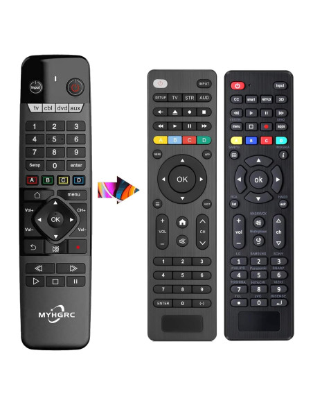 Control Remoto Universal MYHGRC 4 en 1 para TV y Audio Control Remoto Universal MYHGRC 4 en 1 para TV y Audio