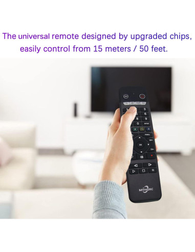 Control Remoto Universal MYHGRC 4 en 1 para TV y Audio