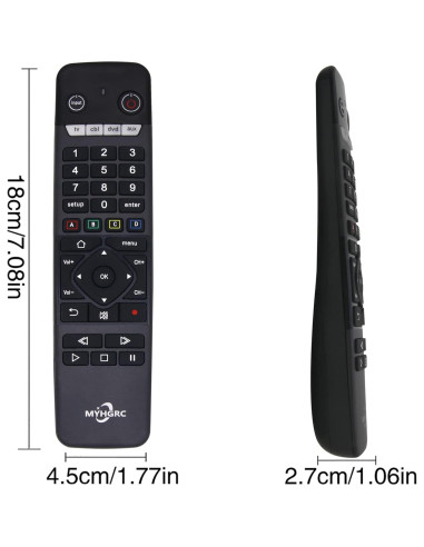 Control Remoto Universal MYHGRC 4 en 1 para TV y Audio
