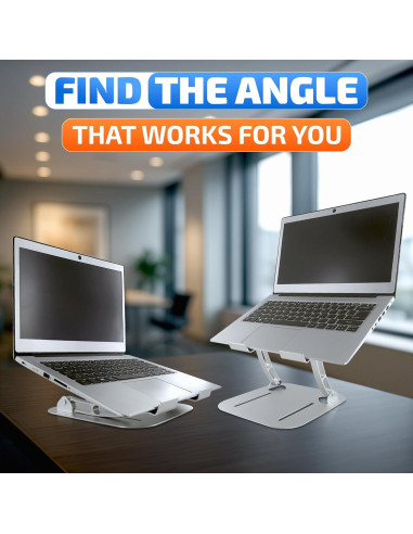 Soporte Ajustable para Laptop V TOWER 10-17.3" con Ventilación