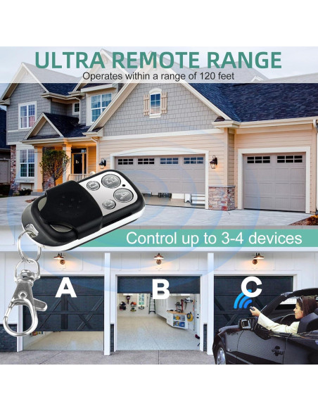 Control Remoto Universal para Puertas de Garaje Liftmaster 893MAX