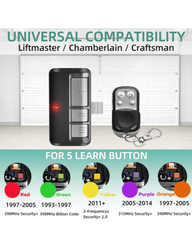 Control Remoto Universal para Puertas de Garaje Liftmaster 893MAX