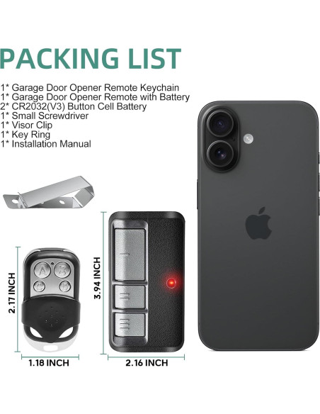 Control Remoto Universal para Puertas de Garaje Liftmaster 893MAX