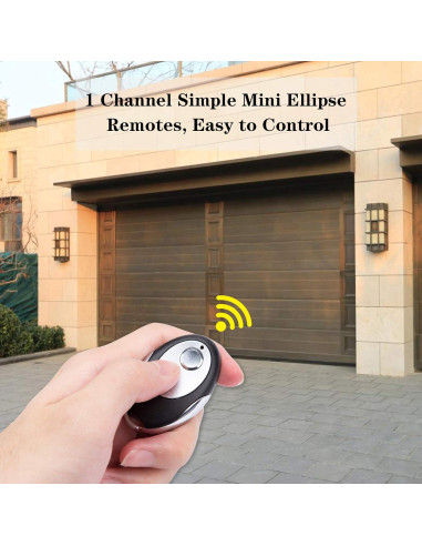 Control Remoto de Puerta de Garage LAWOHO Amarillo 1 Botón