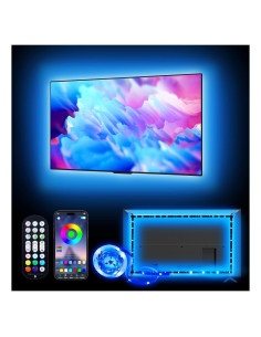 Luces LED Daymeet 4.0m RGB para TV 101.6-165.1cm con APP