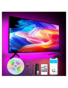 Luces LED VOLIVO 4.57m RGB para TV 45-65" con control remoto