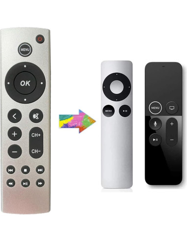Control Remoto Universal ONN para Apple TV 4K HD - A2843 A2737 A2169 A1842