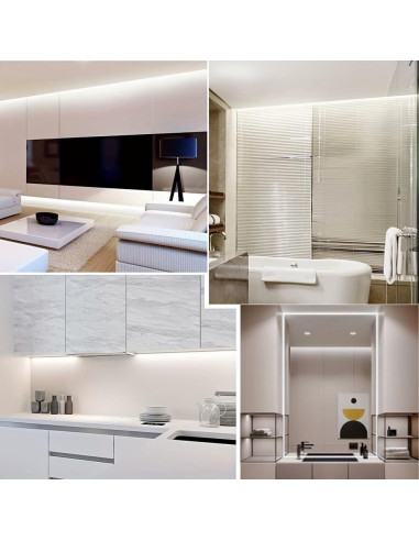 Tira de Luz LED COB 1m 2Pack LFKJ Blanca 6000K USB