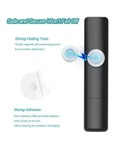 Soporte Magnético para Control Remoto Freewindo - 5 Piezas Blanco