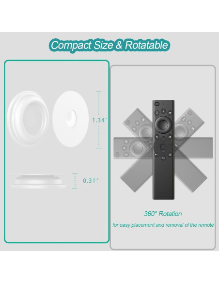 Soporte Magnético para Control Remoto Freewindo - 5 Piezas Blanco