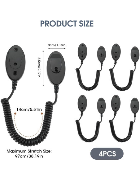 Soporte Magnético KAKUPPA para Control Remoto - 3 Pcs, 50kg