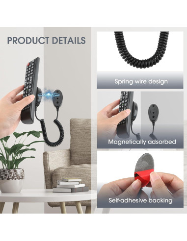 Soporte Magnético KAKUPPA para Control Remoto - 3 Pcs, 50kg