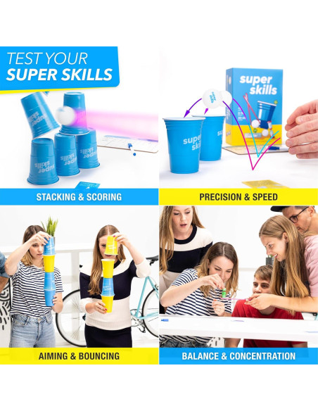 Super Habilidades - Juego de Acción para Familias y Amigos - 120 Desafíos Super Habilidades - Juego de Acción para Familias y Amigos - 120 Desafíos