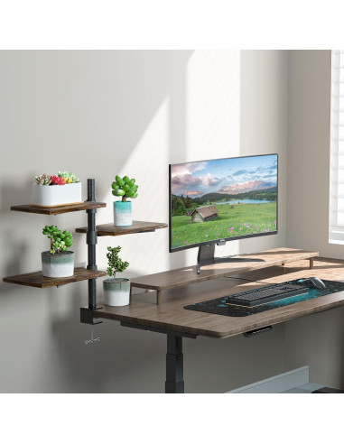 Estante de Escritorio PawsWhirl 3 Niveles Ajustable 14.97 kg