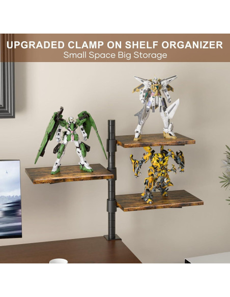 Estante de Escritorio PawsWhirl 3 Niveles Ajustable 14.97 kg