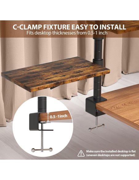 Estante de Escritorio PawsWhirl 3 Niveles Ajustable 14.97 kg