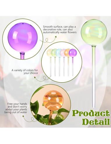 Maxdot 6 Esferas de Riego Automáticas de Vidrio 270 ml