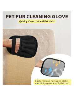 Guante Quitapelos para Mascotas IPTPAS - Lavable y Suave 2