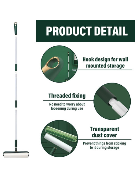 Rodillo de Pelusa Extra Grande Sayene 24 cm con 360 Hojas
