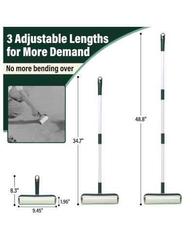 Rodillo de Pelusa Extra Grande Sayene 24 cm con 360 Hojas