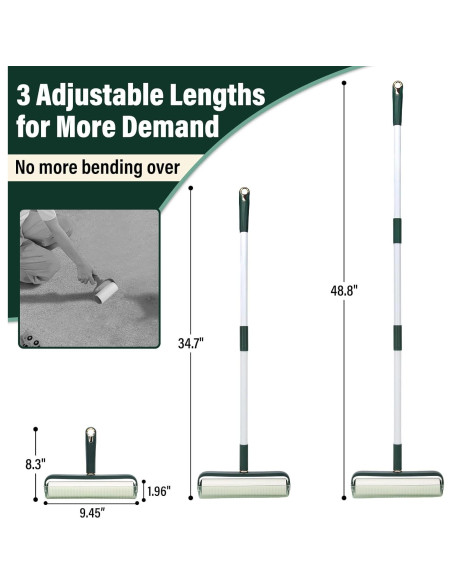 Rodillo de Pelusa Extra Grande Sayene 24 cm con 360 Hojas