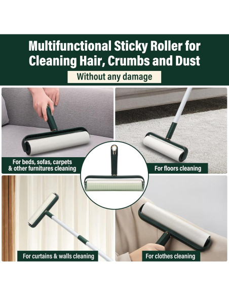 Rodillo de Pelusa Extra Grande Sayene 24 cm con 360 Hojas