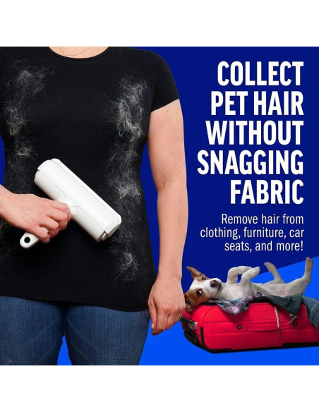 Rodillo Quitapelos Reutilizable Genérico con Mango Reforzado Rodillo Quitapelos Reutilizable Genérico con Mango Reforzado