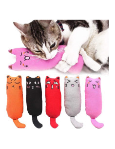 Juguetes para Gatos Legendog 5 Pcs con Hierba Gatera