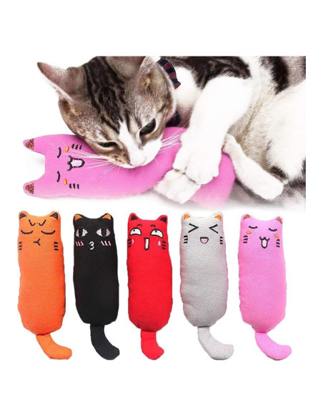 Juguetes para Gatos Legendog 5 Pcs con Hierba Gatera