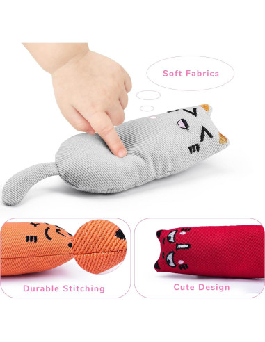 Juguetes para Gatos Legendog 5 Pcs con Hierba Gatera