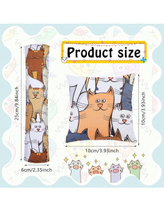 Juguetes para Gatos Hungdao - 8 Piezas con Hierba Gatera 2