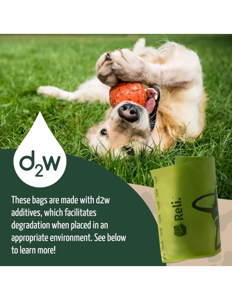 Bolsas de Poop Biodegradables Reli. 550 Unidades Verde