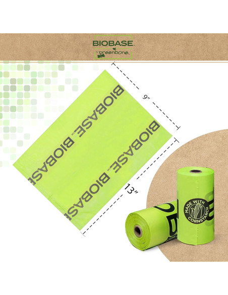 Dispensador de Bolsas de Excremento para Perros Greenbone - 48 Bolsas