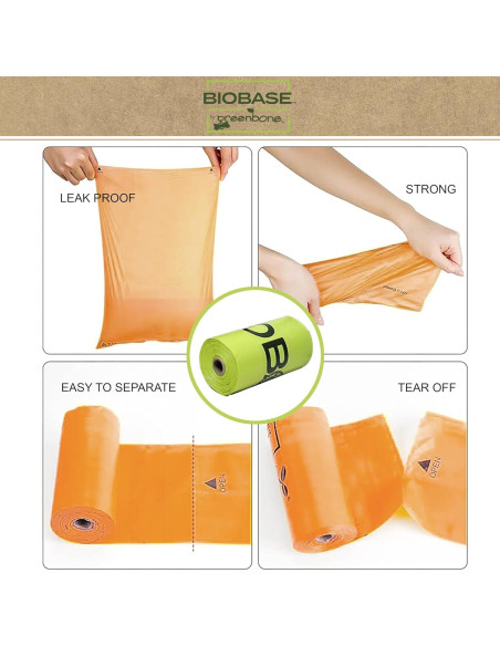 Dispensador de Bolsas de Excremento para Perros Greenbone - 48 Bolsas