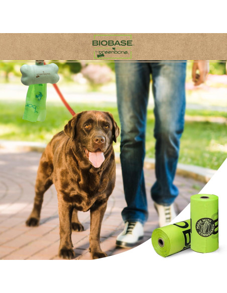 Dispensador de Bolsas de Excremento para Perros Greenbone - 48 Bolsas