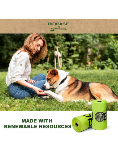 Dispensador de Bolsas de Excremento para Perros Greenbone - 48 Bolsas