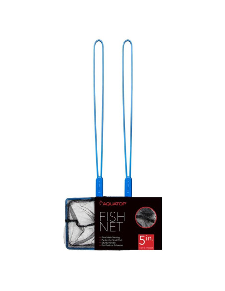 Red de Acuario Aquatop 12.7 cm con Mango Largo 47 cm - Malla Media Red de Acuario Aquatop 12.7 cm con Mango Largo 47 cm - Malla Media