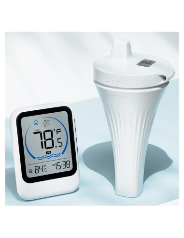 Termómetro Digital de Piscina LIORQUE Flotante IPX8 Preciso