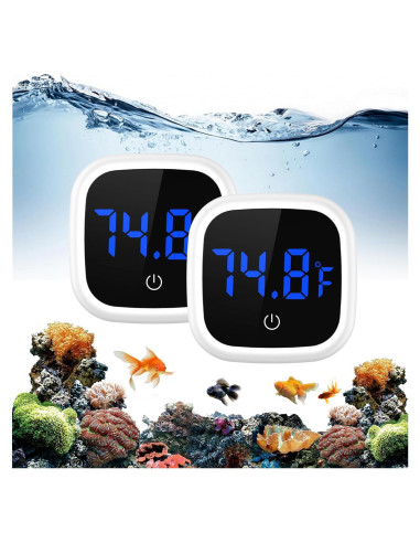 Termómetro Digital para Acuario ORIA - 2 PCS, Alta Precisión