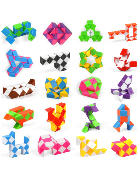 Paquete 105 Cubos Serpiente Mágicos Neureyte - Juguete Antiestrés Paquete 105 Cubos Serpiente Mágicos Neureyte - Juguete Antiestrés