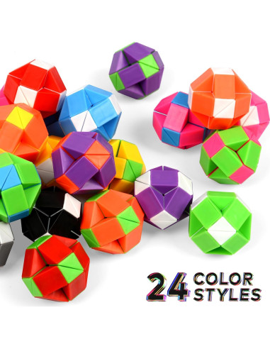 Paquete 105 Cubos Serpiente Mágicos Neureyte - Juguete Antiestrés