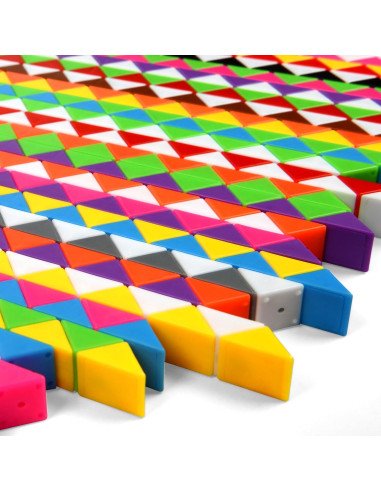 Paquete 105 Cubos Serpiente Mágicos Neureyte - Juguete Antiestrés