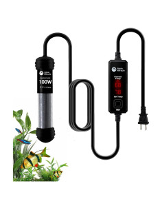 Calentador de Acuario AquaMiracle 100W Compacto para 10-20 Gal