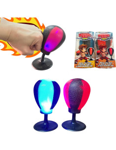 Bola de Golpeo de Escritorio Iluminada ROKAKU 14.5 cm Alivio Estrés 2