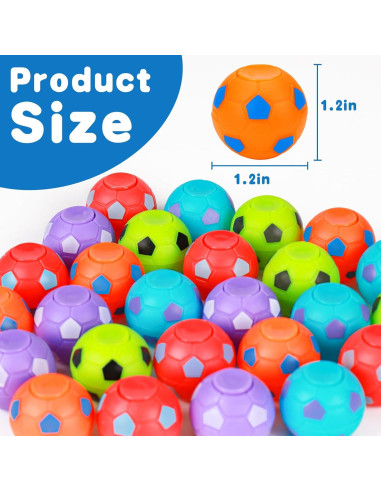 32 Pelotas Fidget Spinner de Fútbol Thremhoo para Niños