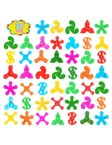 100 Mini Spinners Antiestrés TGIQROVE Juguetes Sensoriales