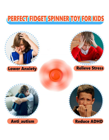 100 Mini Spinners Antiestrés TGIQROVE Juguetes Sensoriales