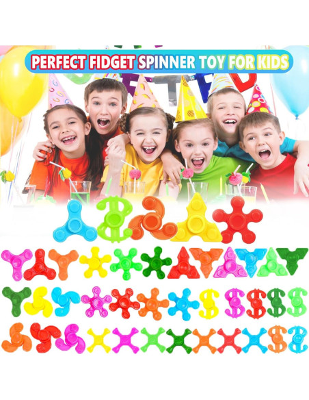100 Mini Spinners Antiestrés TGIQROVE Juguetes Sensoriales