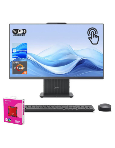 Lenovo IdeaCentre 27" All-in-One AMD Ryzen 5 64GB RAM 2TB SSD